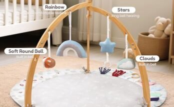EXIN DECHEN Baby Play Gym & Activity Mat Review