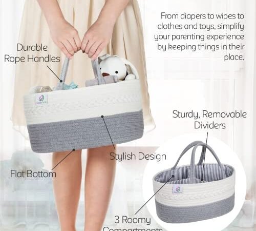 Kiddycare Woven Diaper Caddy Basket Review