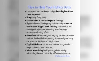 Baby Reflux Tips And Remedies