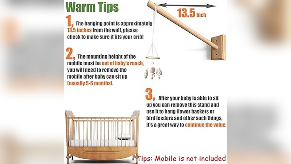 Crib Mobile Height – How High Should It Hang?