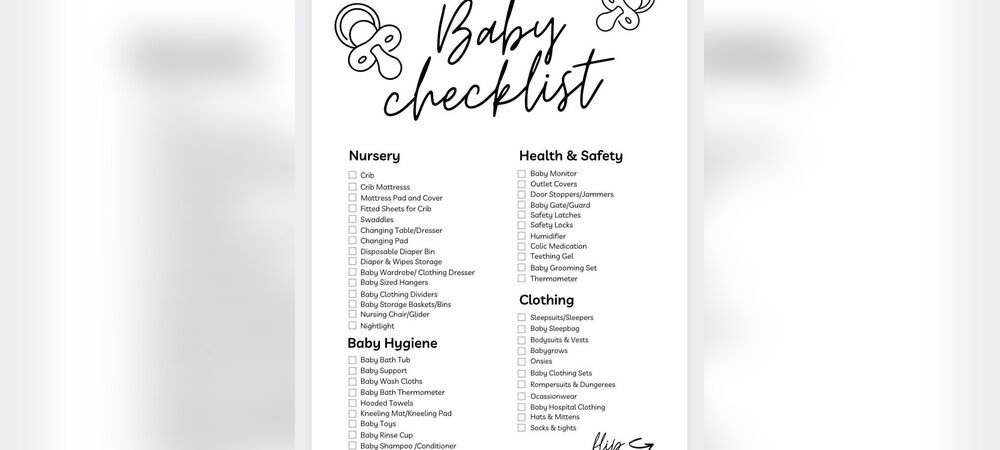 Newborn Hygiene Checklist