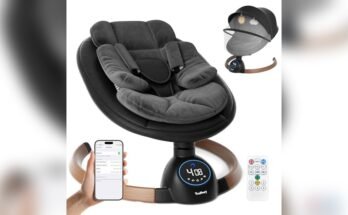 Best Electric Baby Swing With Bluetooth And Music