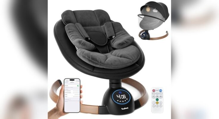 Best Electric Baby Swing With Bluetooth And Music